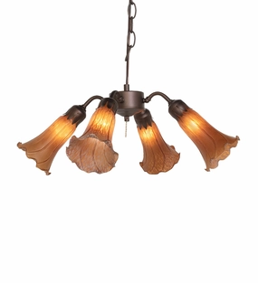 Amber Four Light Fan Light best small fans for home and travel