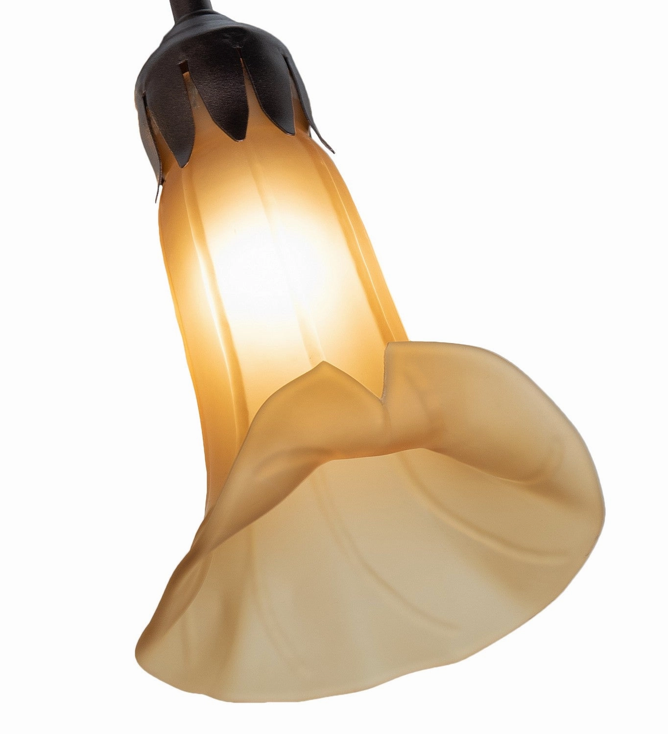 Amber Four Light Fan Light