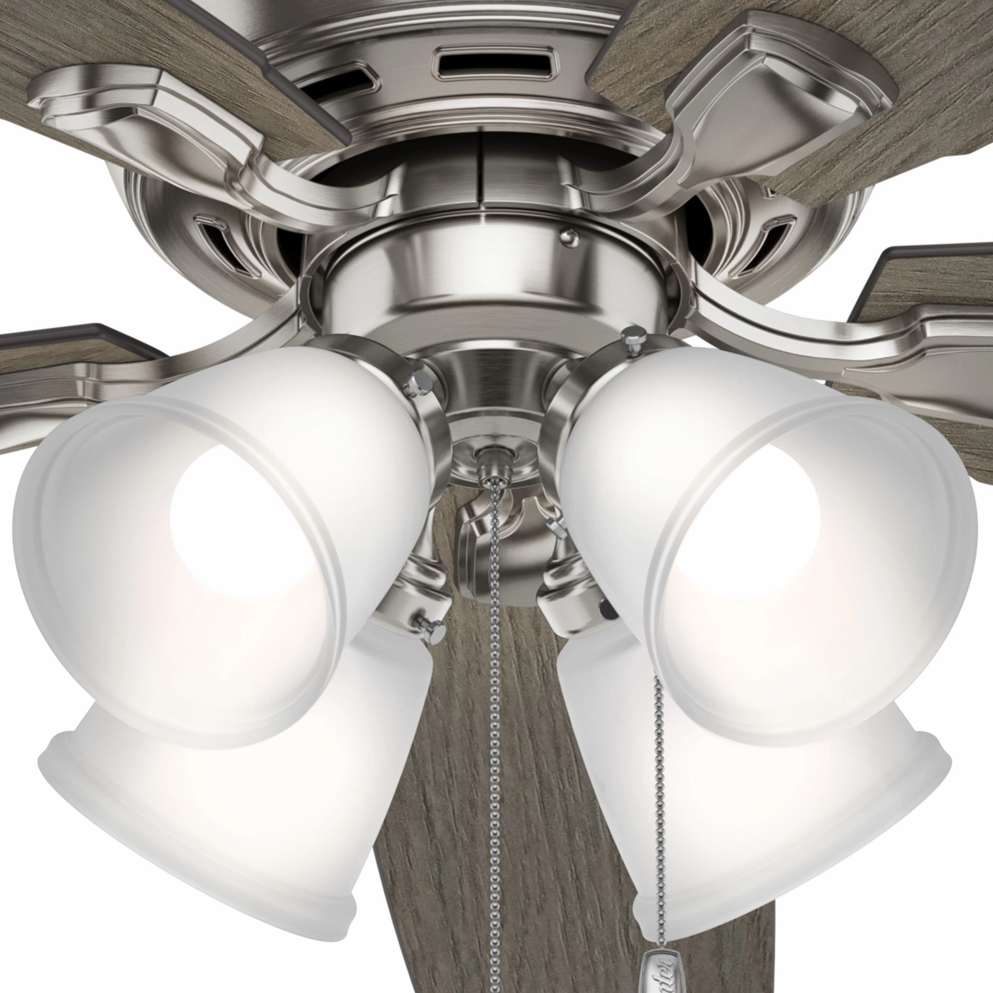 Amberlin 52"Ceiling Fan Brushed Nickel