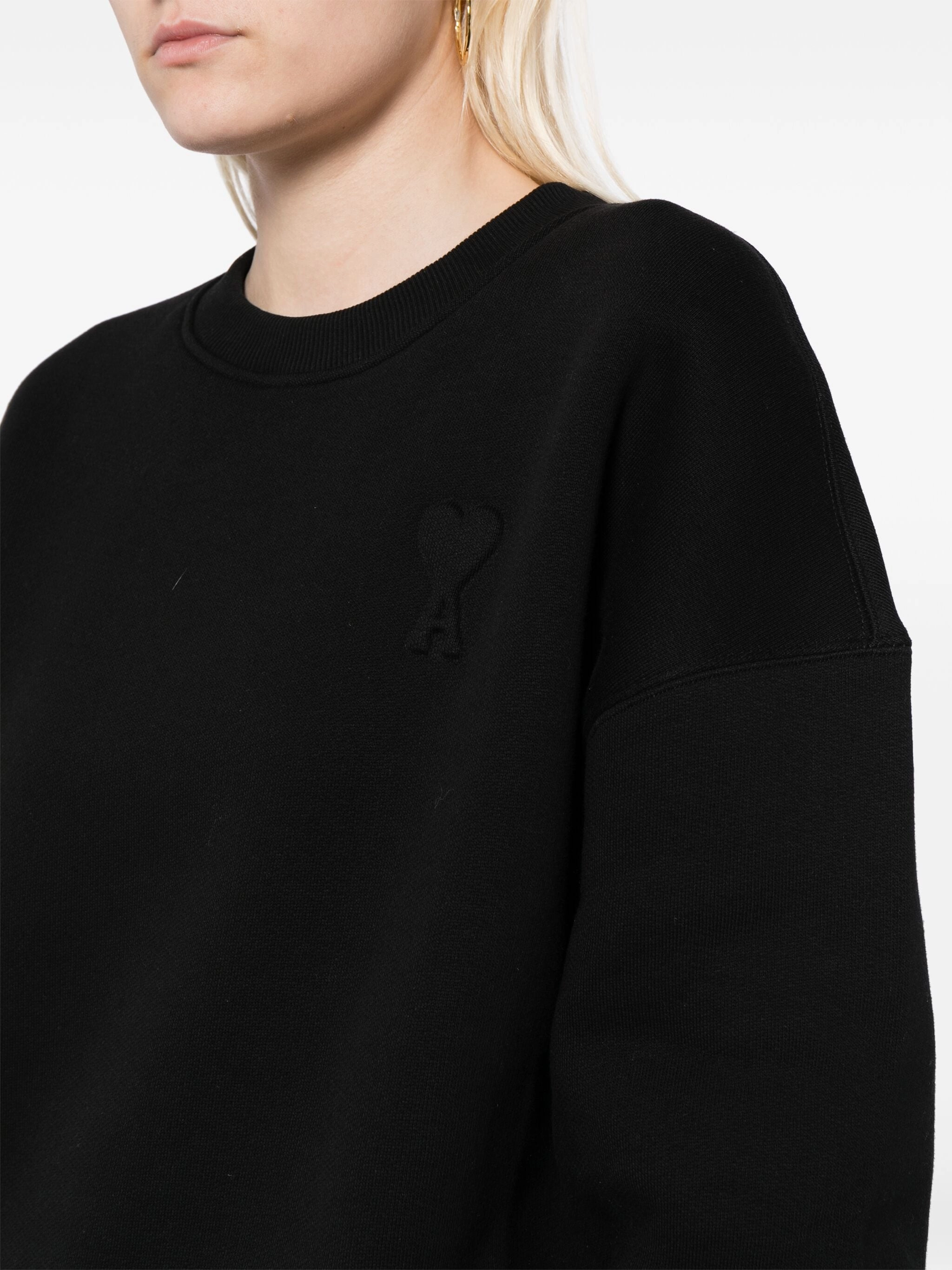 Ami De Coeur-Embossed Sweatshirt