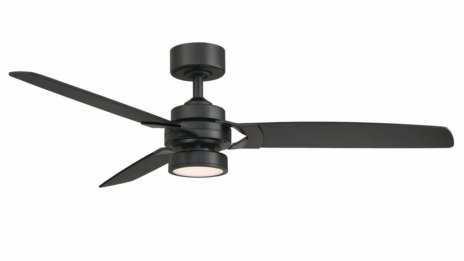 Amped 52"Ceiling Fan Black lightweight fans for moving around easily