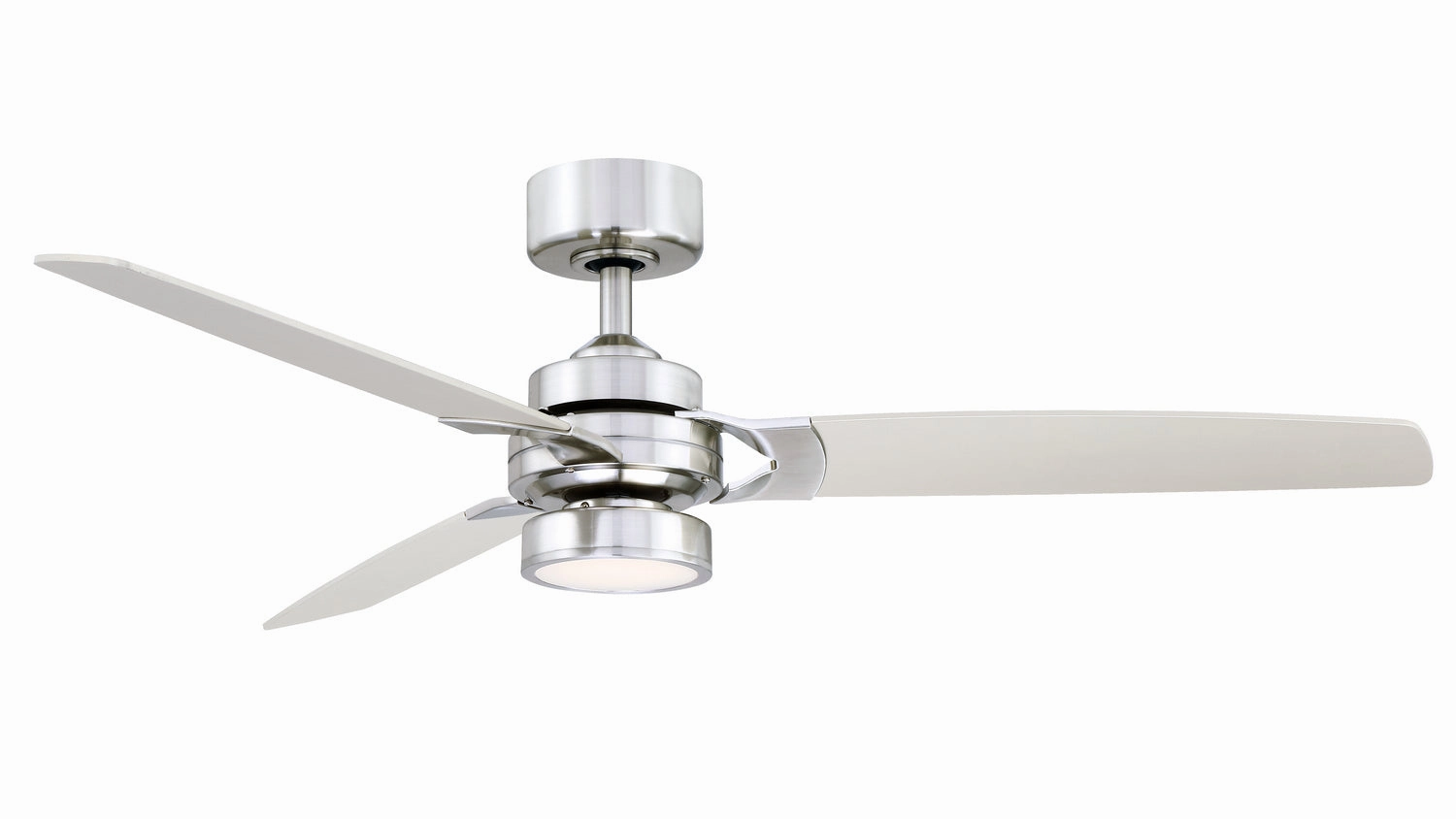 Amped 52"Ceiling Fan Brushed Nickel home fans with built-in timer settings