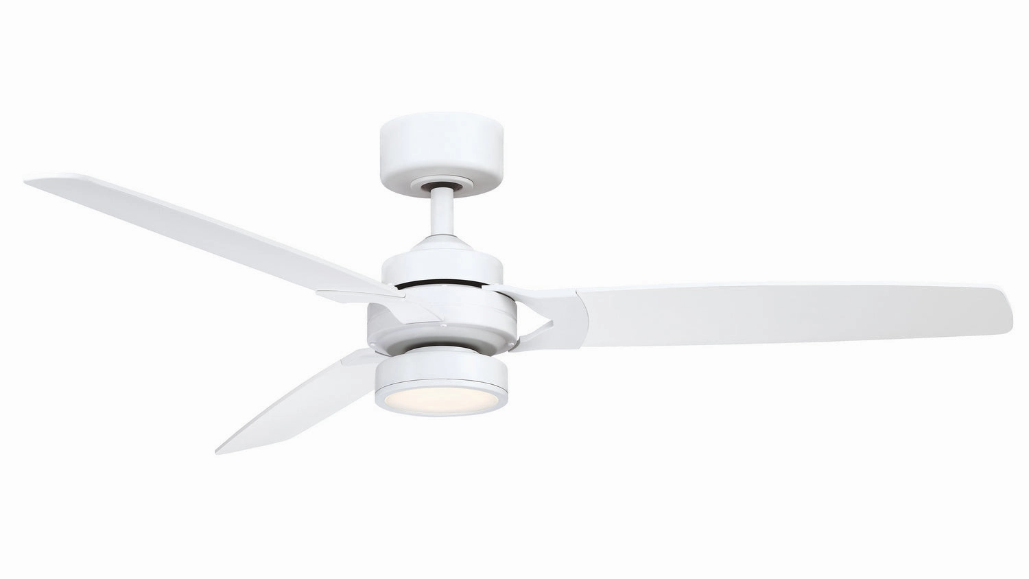 Amped 52"Ceiling Fan Matte White lightweight fans for moving around easily