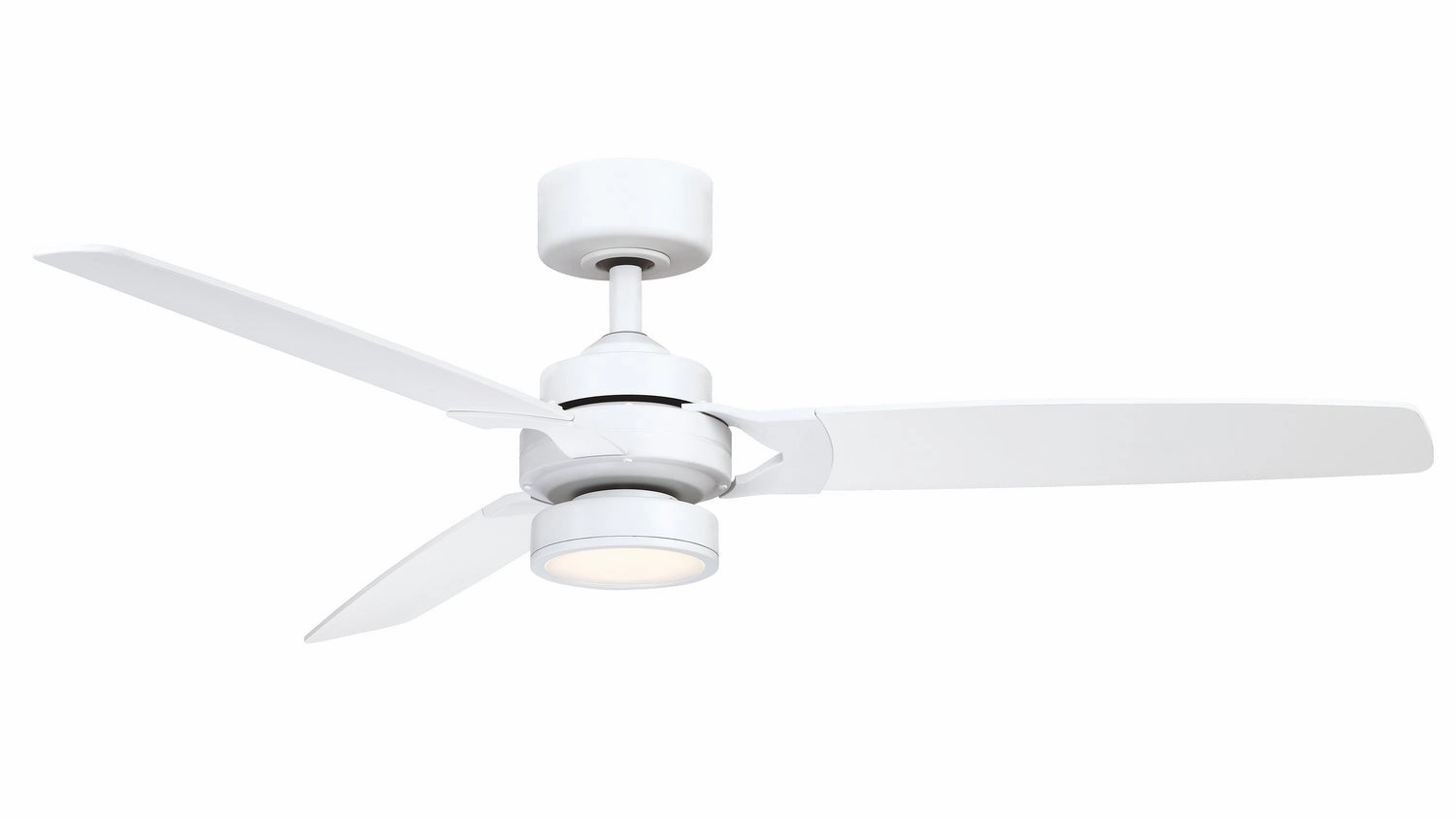 Amped 52"Ceiling Fan Matte White quiet medium fans for living room use