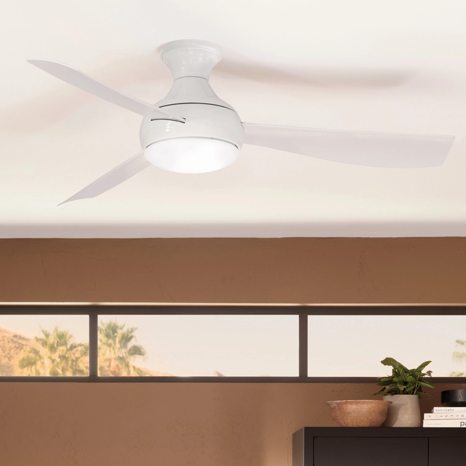 Ample 54"Ceiling Fan White