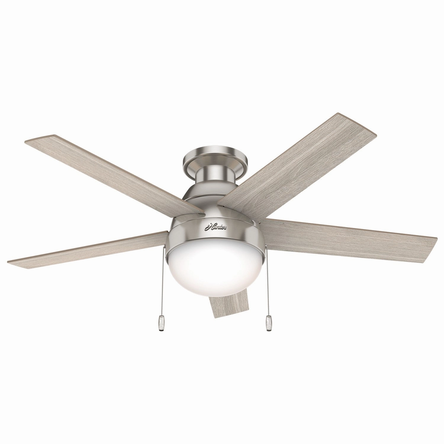 Anslee 46"Ceiling Fan Brushed Nickel portable small fans for everyday use
