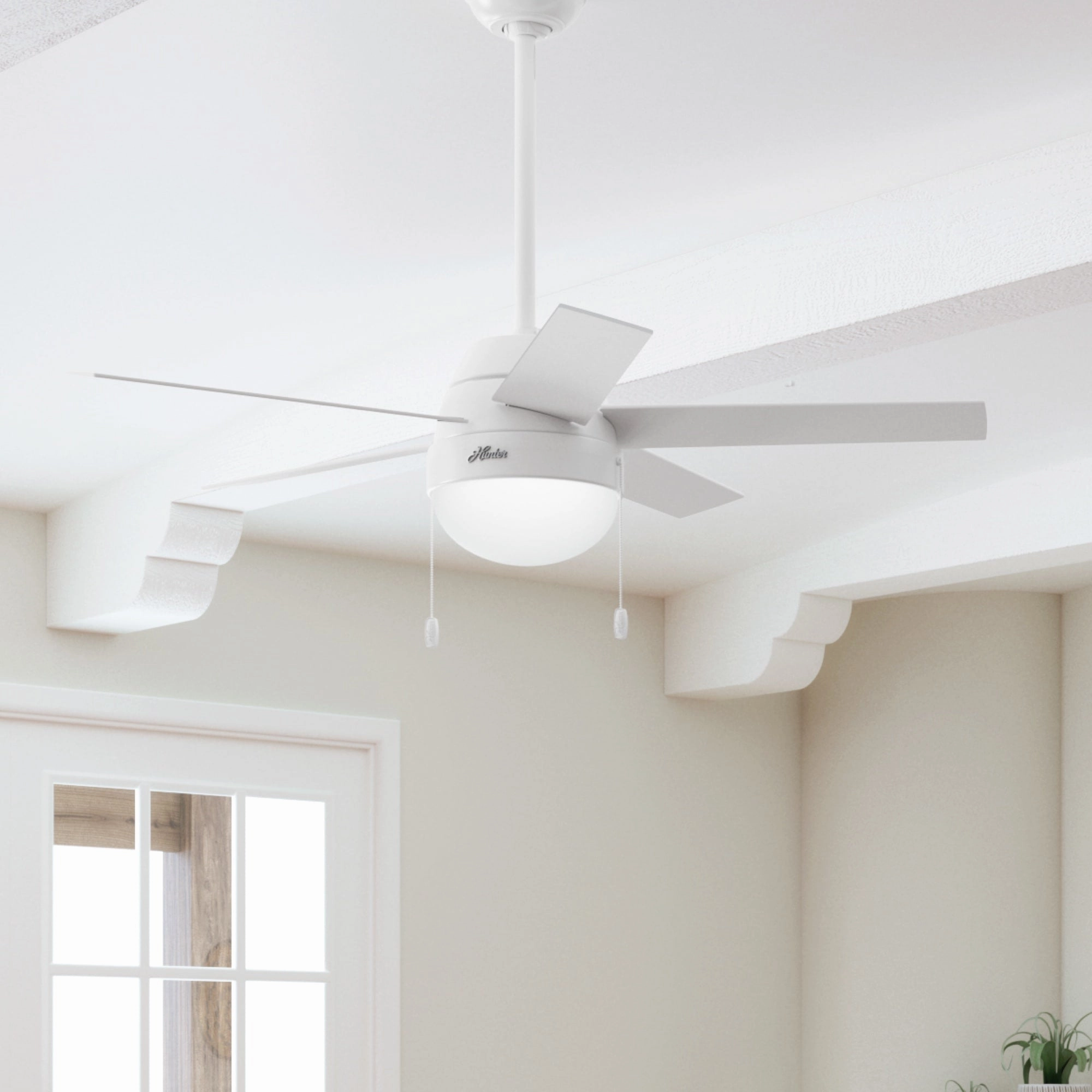 Anslee 46"Ceiling Fan Fresh White