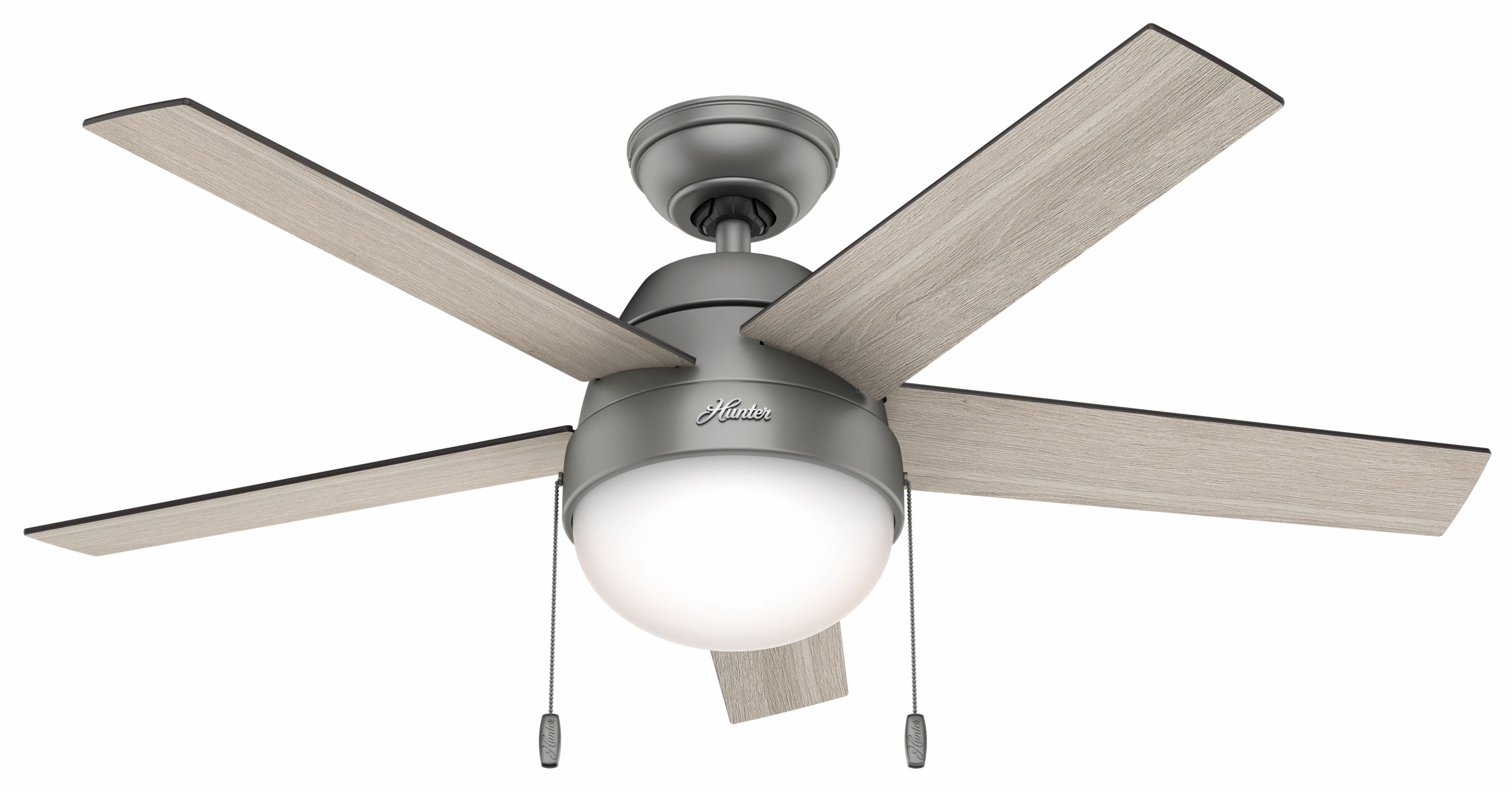 Anslee 46"Ceiling Fan Matte Silver