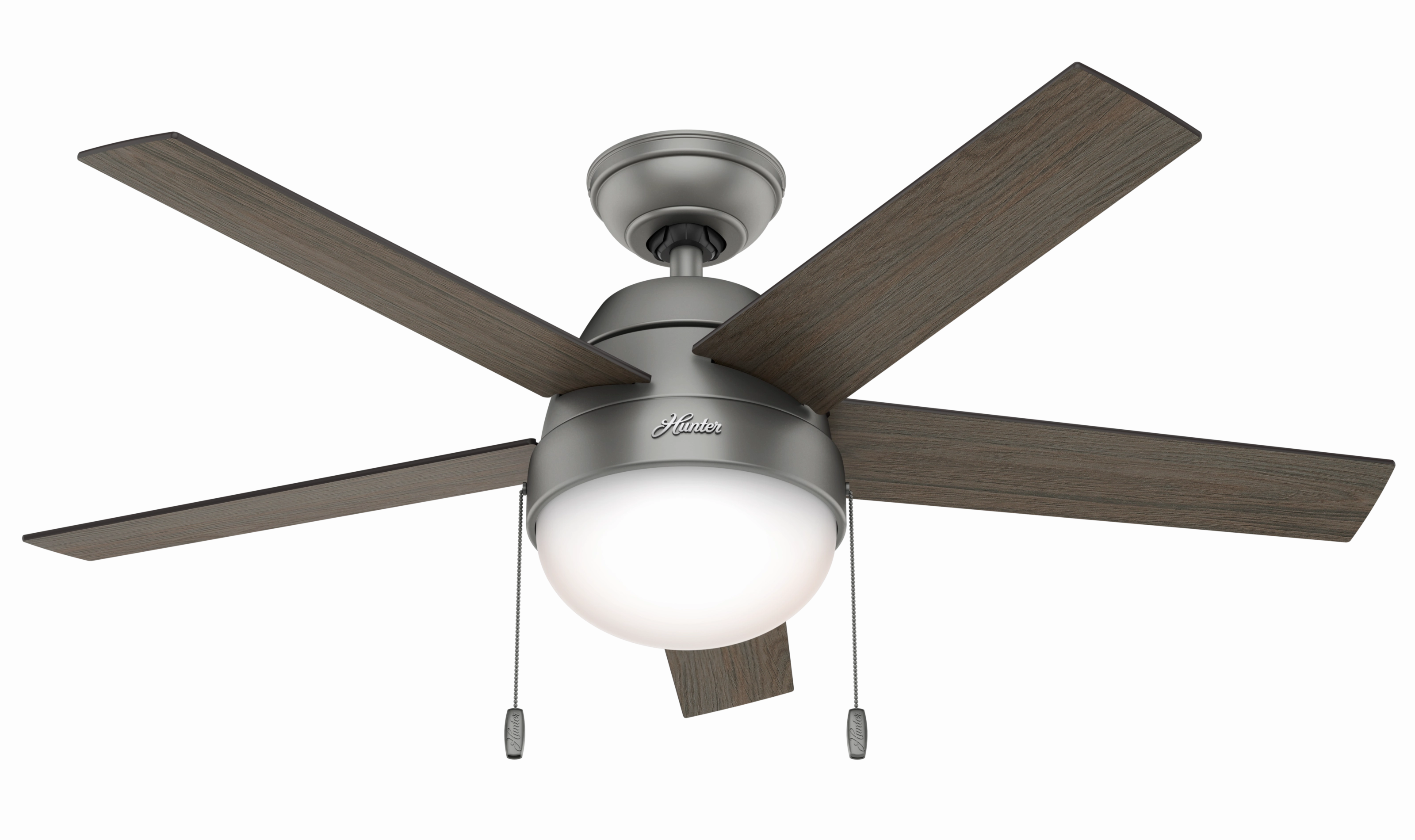 Anslee 46"Ceiling Fan Matte Silver
