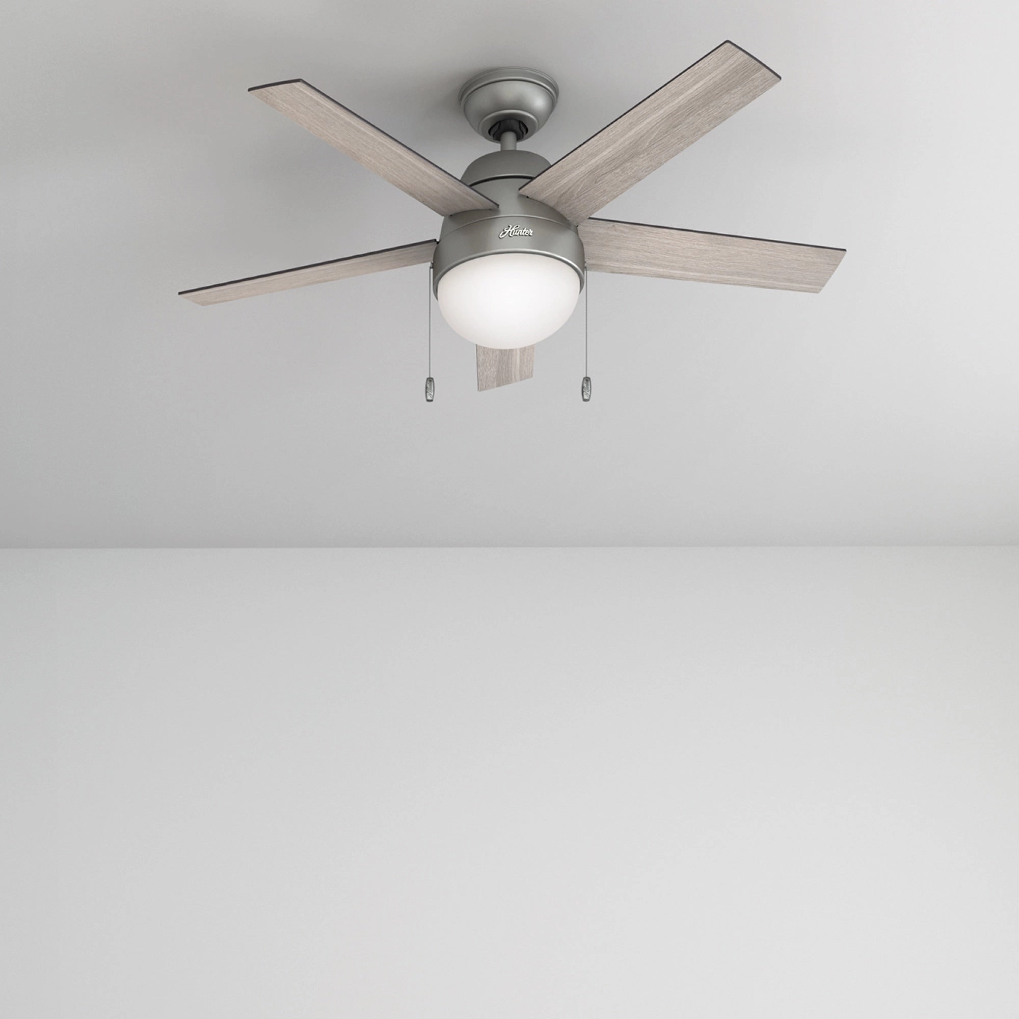 Anslee 46"Ceiling Fan Matte Silver