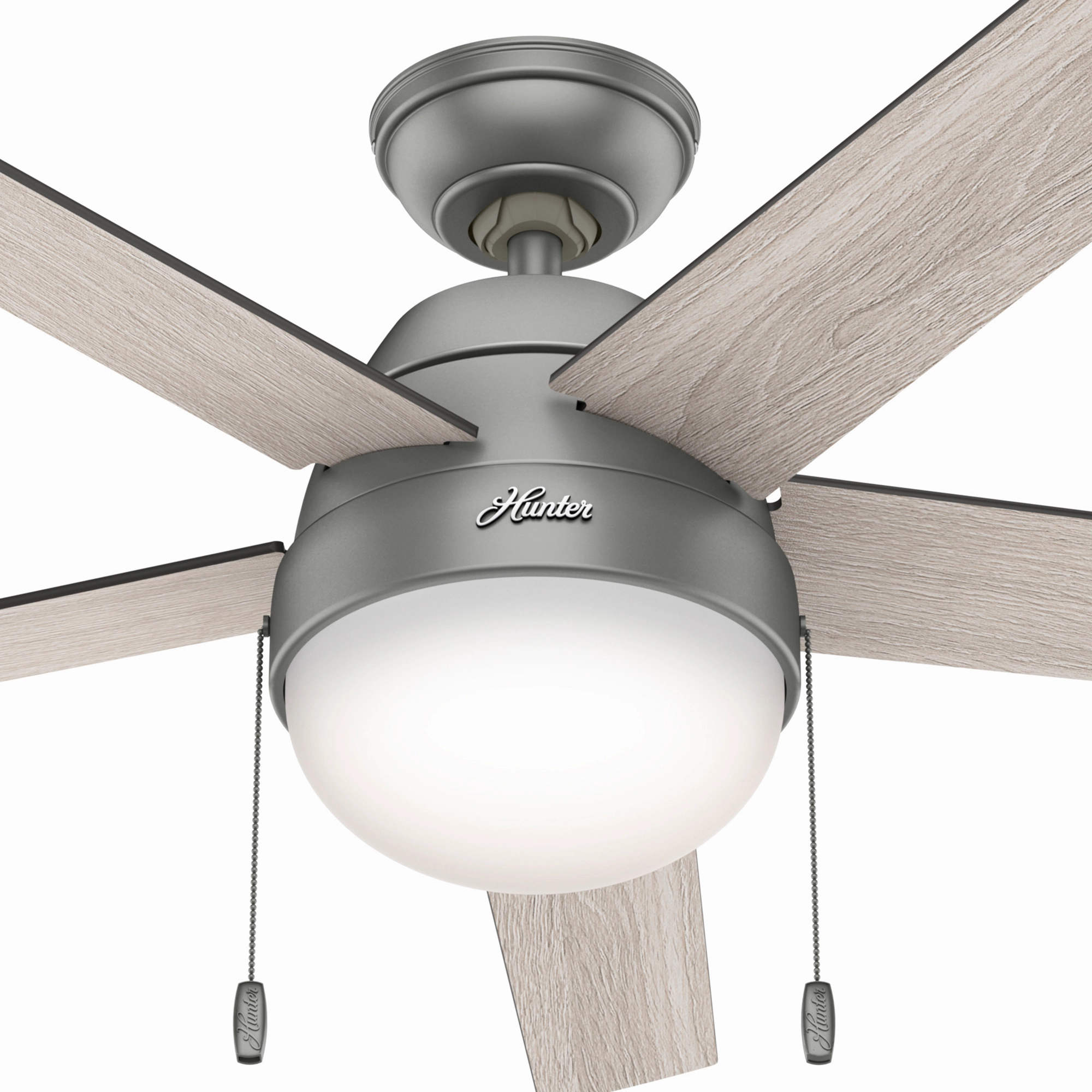 Anslee 52"Ceiling Fan Matte Silver