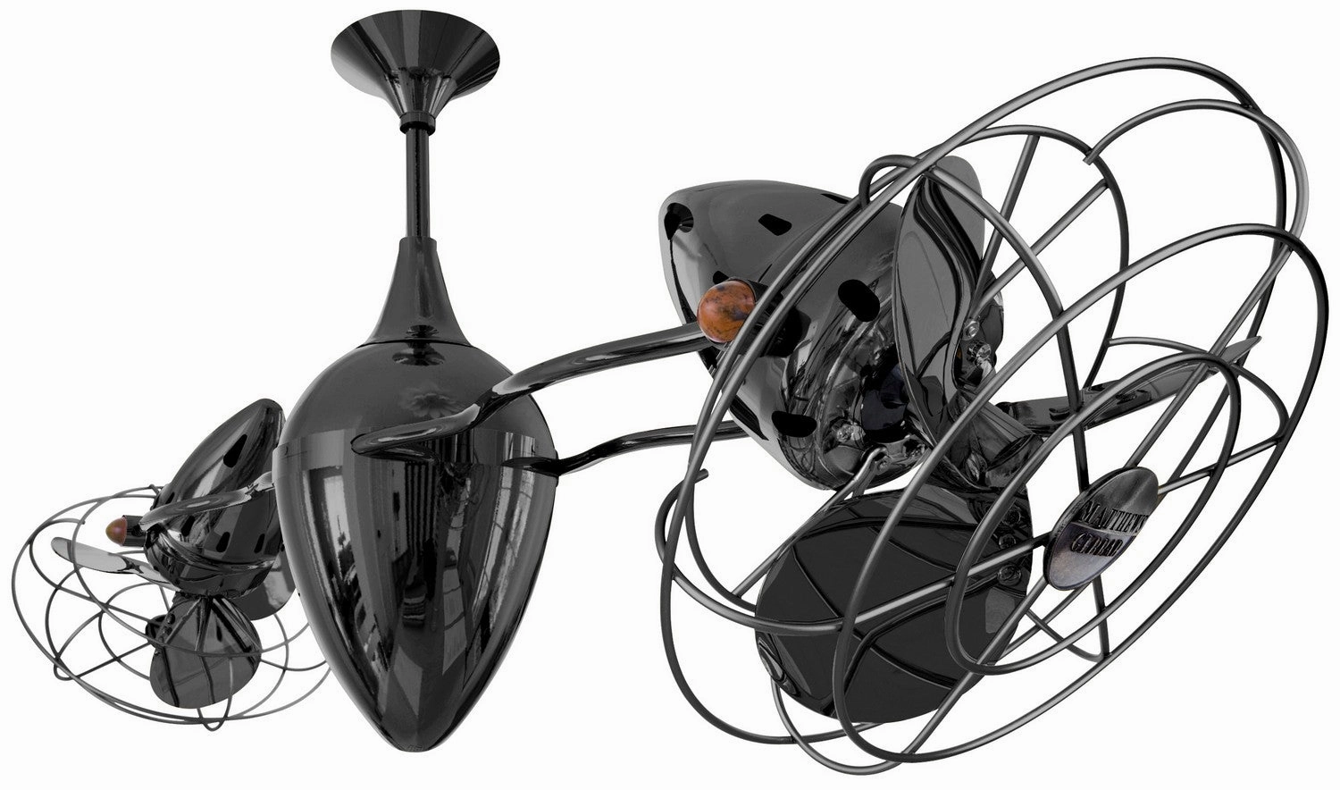 Ar Ruthiane 48"Ceiling Fan Black Nickel