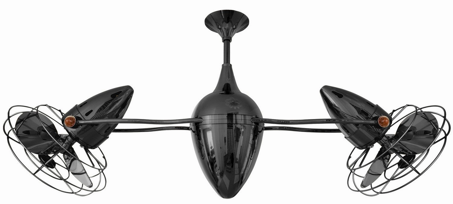 Ar Ruthiane 48"Ceiling Fan Black Nickel best small fans for home and travel