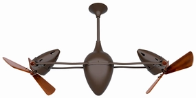 Ar Ruthiane 48"Ceiling Fan Bronzette small electric fans for personal cooling