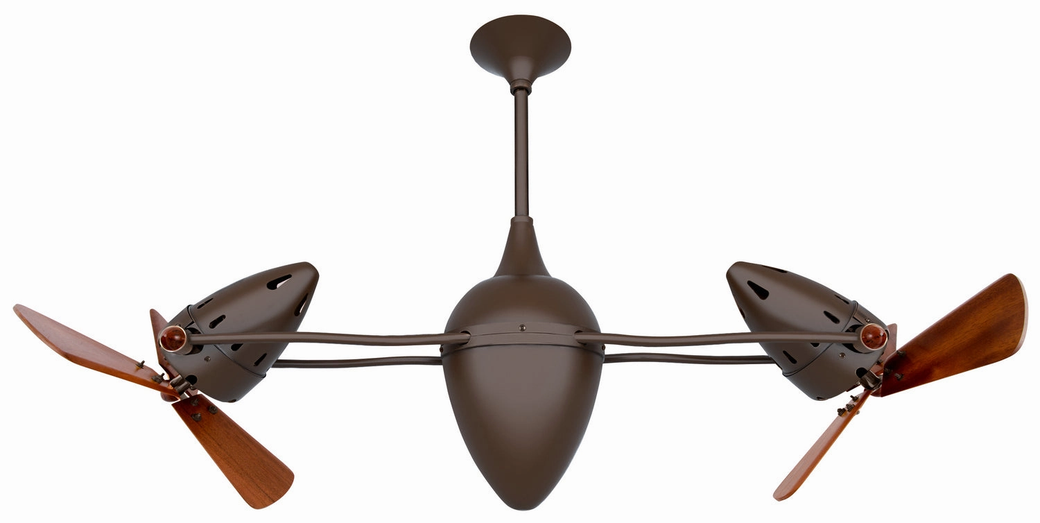 Ar Ruthiane 48"Ceiling Fan Bronzette small electric fans for personal cooling