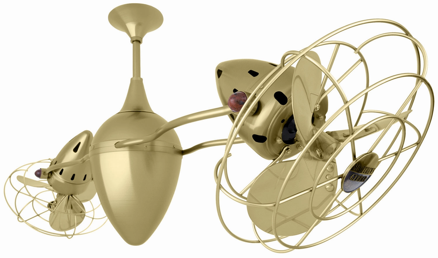 Ar Ruthiane 48"Ceiling Fan Brushed Brass