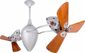 Ar Ruthiane 48"Ceiling Fan Brushed Nickel indoor electric fans with remote control