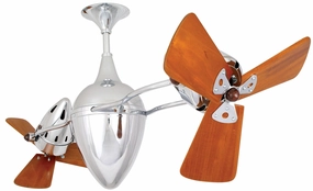 Ar Ruthiane 48"Ceiling Fan Polished Chrome quiet small fans for desk or nightstand
