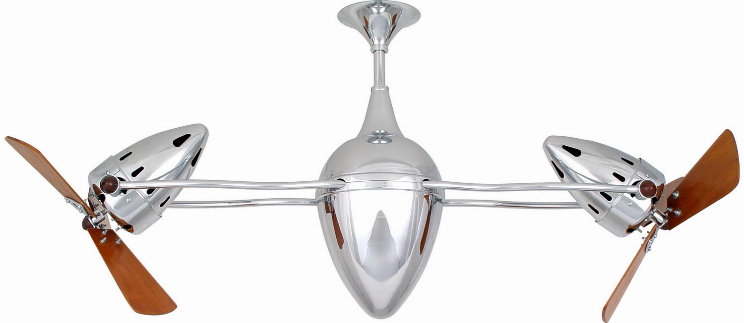 Ar Ruthiane 48"Ceiling Fan Polished Chrome