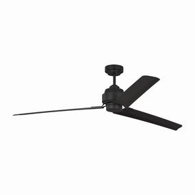Arcade 68"Ceiling Fan Midnight Black modern electric fans for minimalist decor