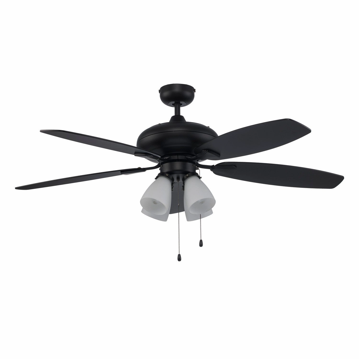 Arden 52"Ceiling Fan Black compact electric fans for small spaces