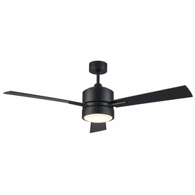 Arden 52"Ceiling Fan Black multi-speed fans with easy controls