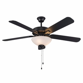 Arden 52"Ceiling Fan Black affordable medium fans for summer