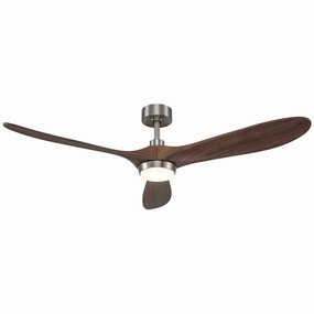 Arden 60"Ceiling Fan Brushed Nickel compact electric fans for small spaces