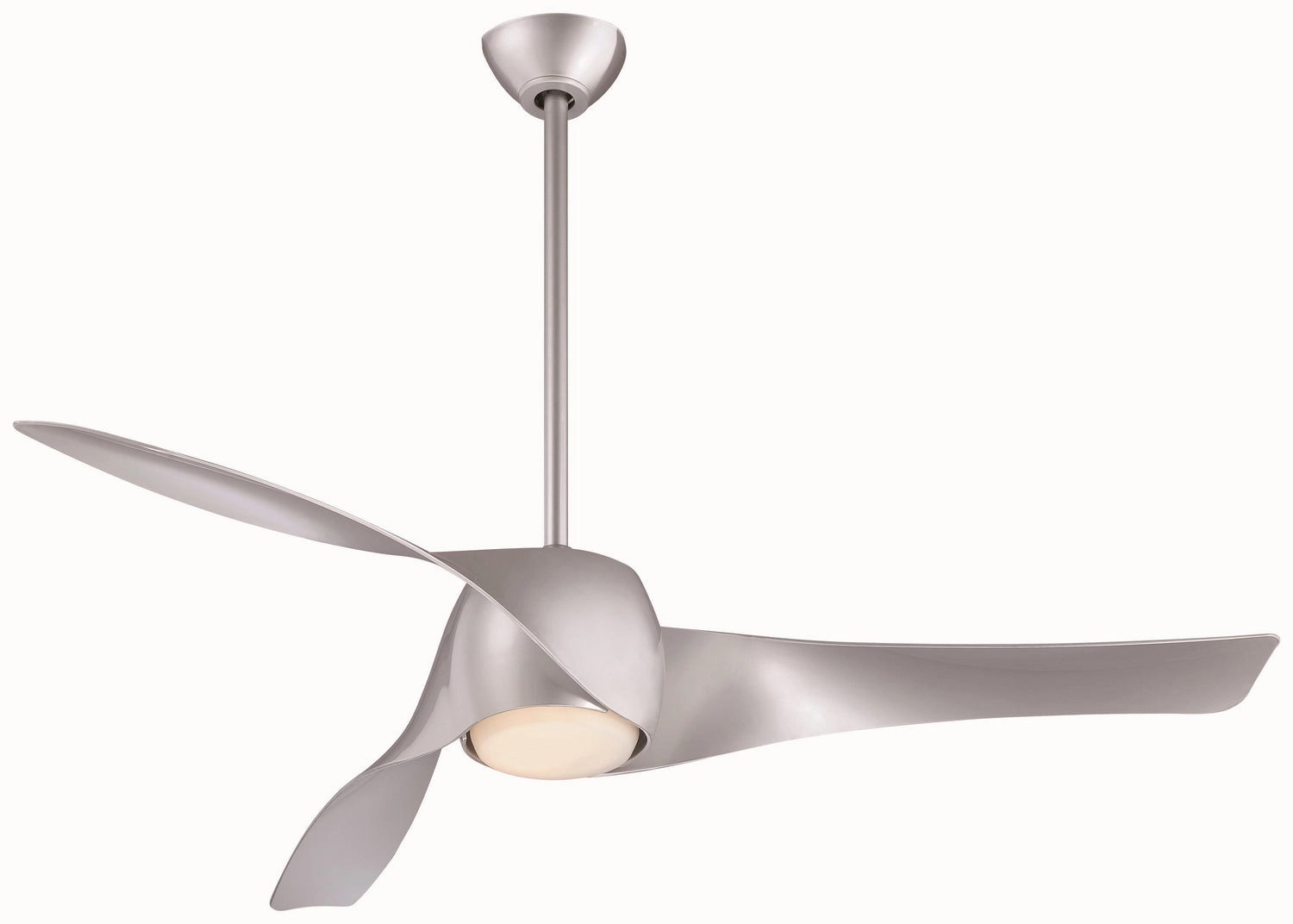 Artemis Led 58"Ceiling Fan Silver lightweight fans for moving around easily