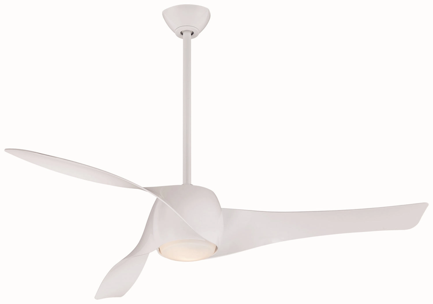 Artemis Led 58"Ceiling Fan White quiet medium fans for living room use