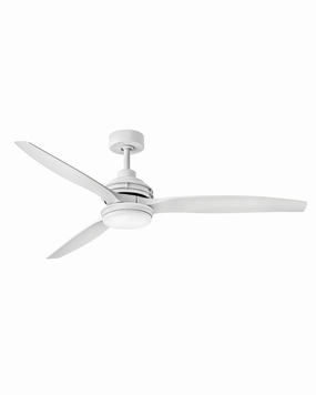 Artiste 60"Ceiling Fan Matte White weatherproof fans for outdoor environments