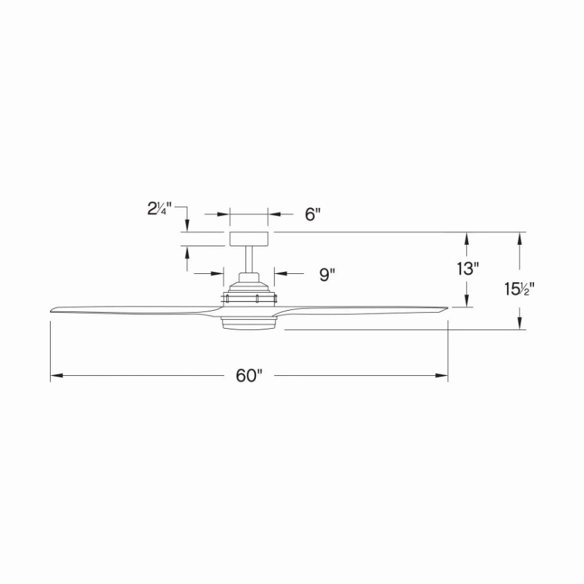 Artiste 60" LED Smart Fan
