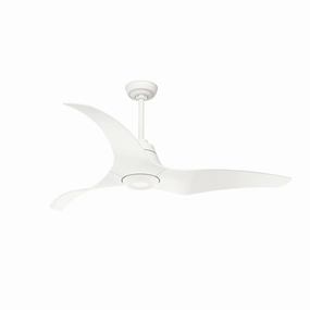 Arwen 60"Ceiling Fan Matte White medium size fans for home ventilation
