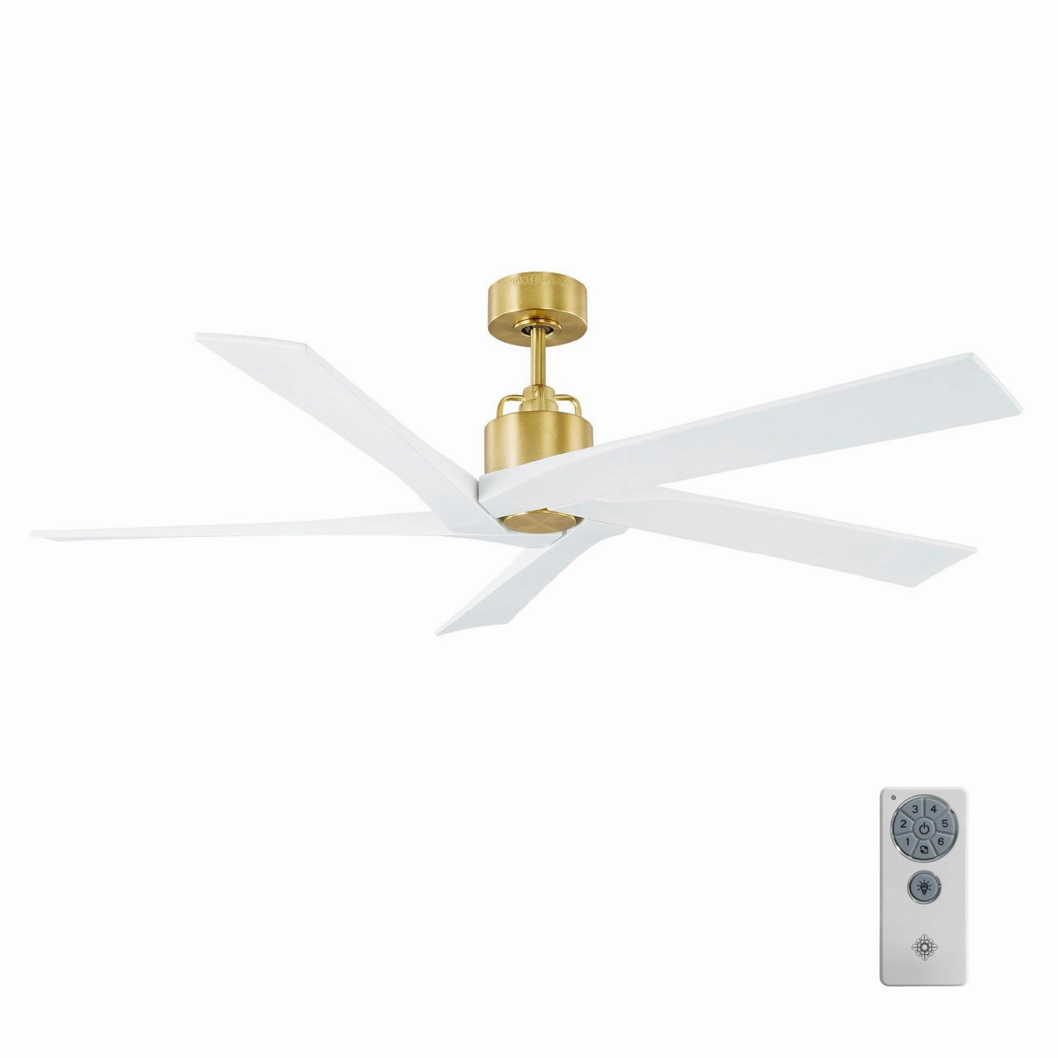 Aspen 56"Ceiling Fan Burnished Brass