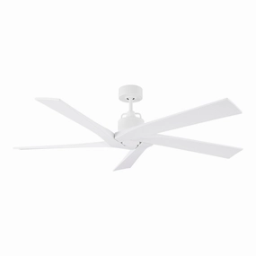 Aspen 56"Ceiling Fan Matte White medium electric fans for multi-room use