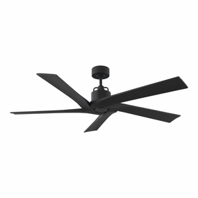 Aspen 56"Ceiling Fan Midnight Black adjustable fans for targeted cooling