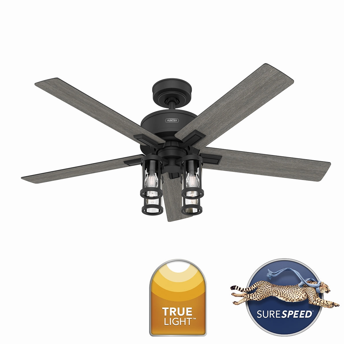 Astwood II 52"Ceiling Fan Matte Black