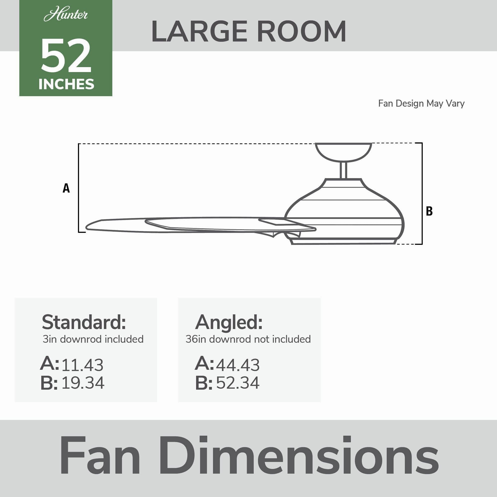 Astwood II 52"Ceiling Fan Matte Black