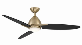 Atlas 52"Ceiling Fan Brushed Brass modern electric fans for minimalist decor