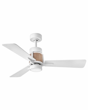 Atticus 42" LED Smart Fan Matte White best small fans for home and travel