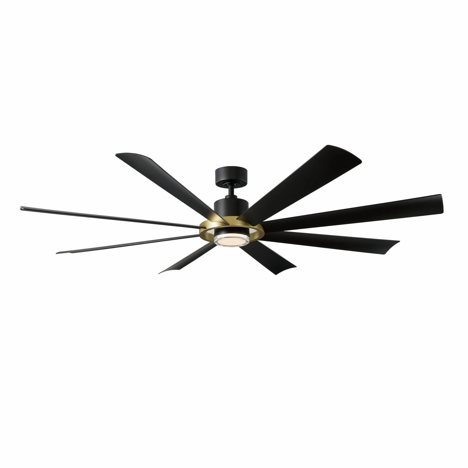 Aura 72"Ceiling Fan Soft Brass/Matte Black outdoor exterior fans for patio cooling