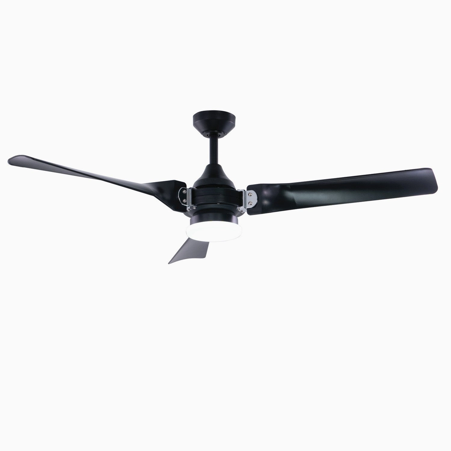 Austin 52"Ceiling Fan Black and Chrome quiet electric fans for home use