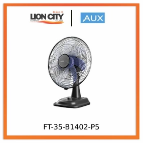 AUX FT-35-B1402-P5 16inches Electric Table Fan Compact, Adjustable, Quiet Operation standard all-purpose electric cooling fans