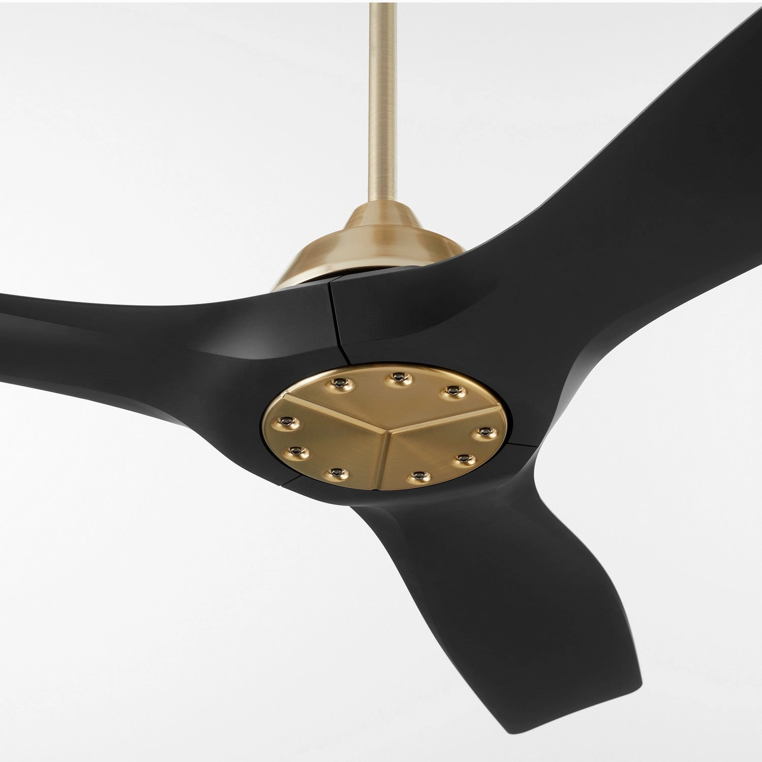Avalon 52" Ceiling Fan Aged Brass / Black