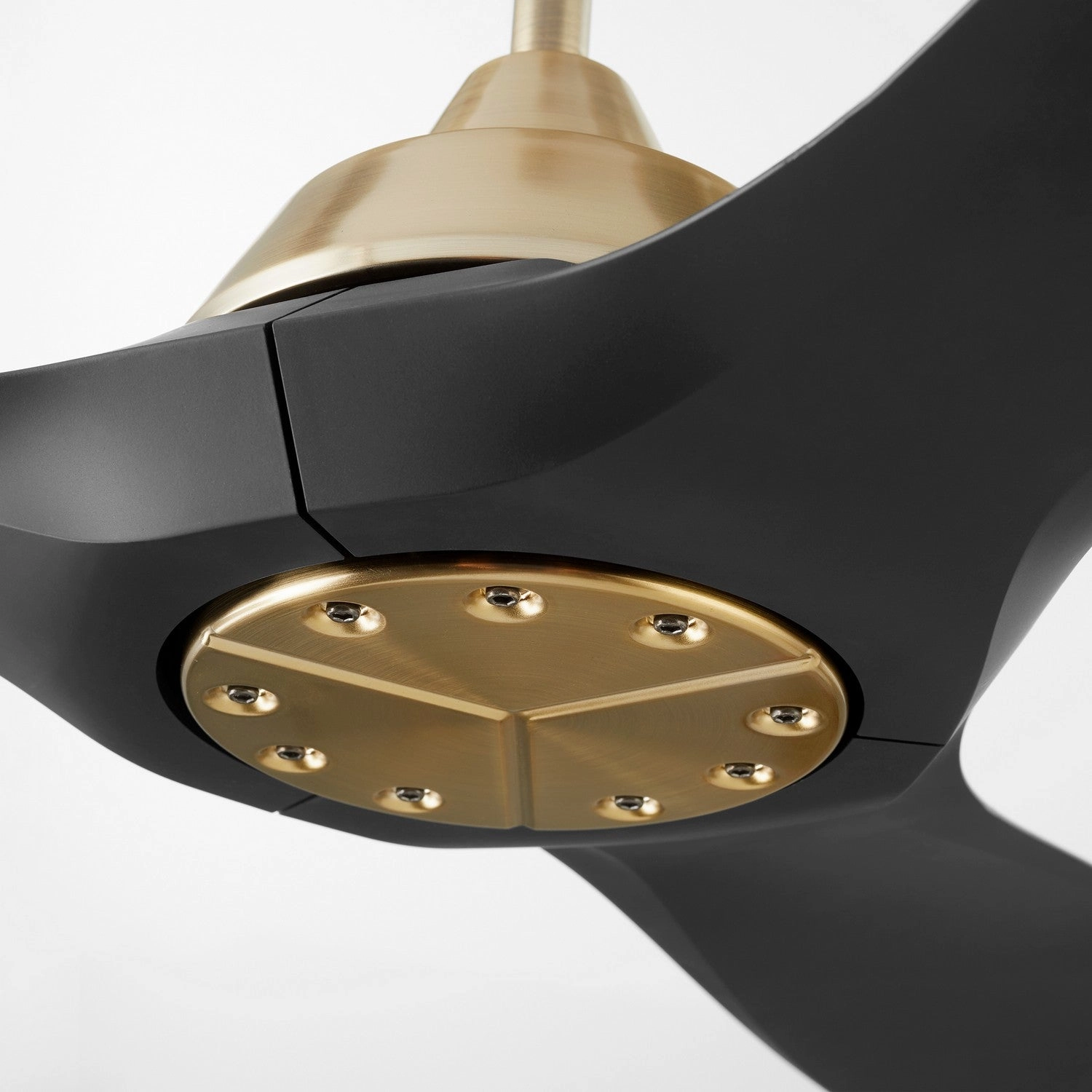 Avalon 52" Ceiling Fan Aged Brass / Black