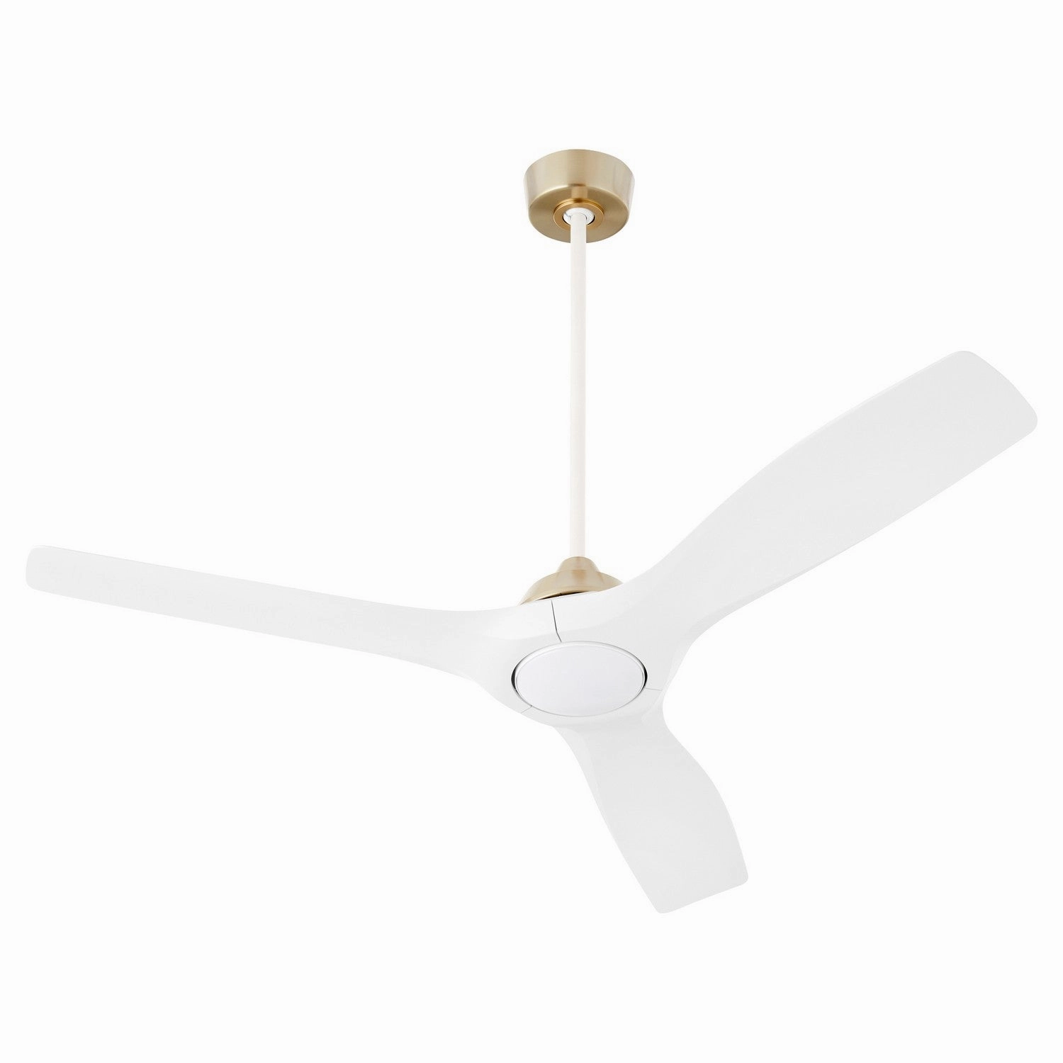 Avalon 52" Ceiling Fan Aged Brass / White