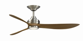 Aviara 60"Ceiling Fan Brushed Nickel high-speed electric fans for better airflow