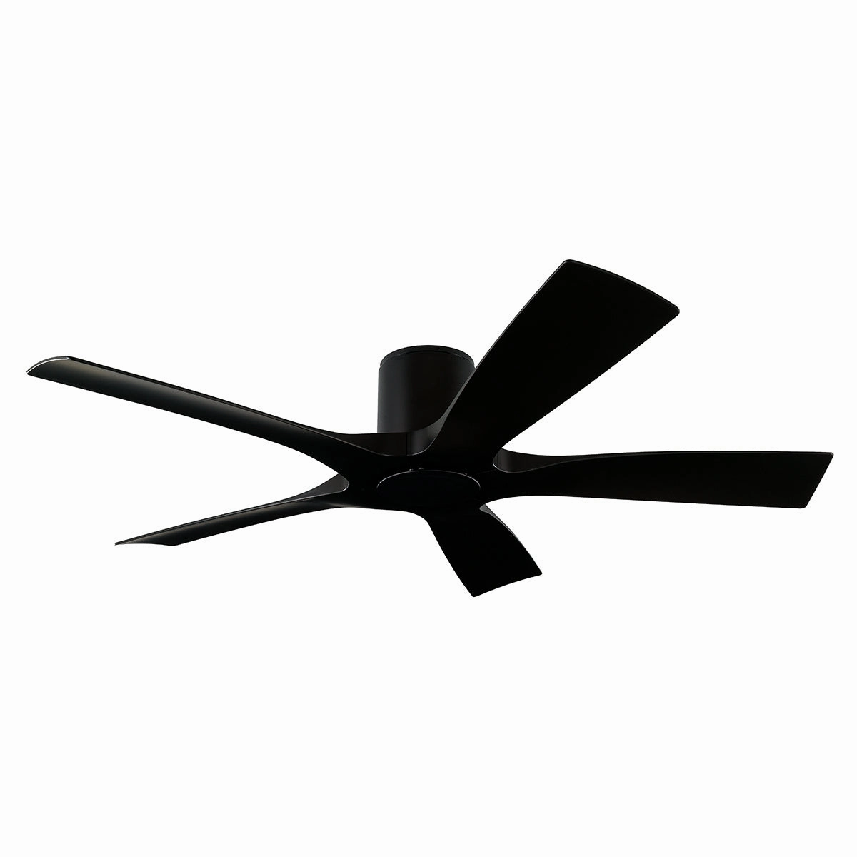 Aviator 5 54"Ceiling Fan Matte Black space-saving huggers with modern style