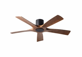 Aviator 5 54"Ceiling Fan Matte Black/Distressed Koa affordable medium fans for summer