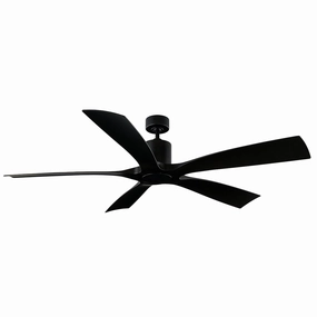 Aviator 70 70"Ceiling Fan Matte Black weatherproof fans for outdoor environments
